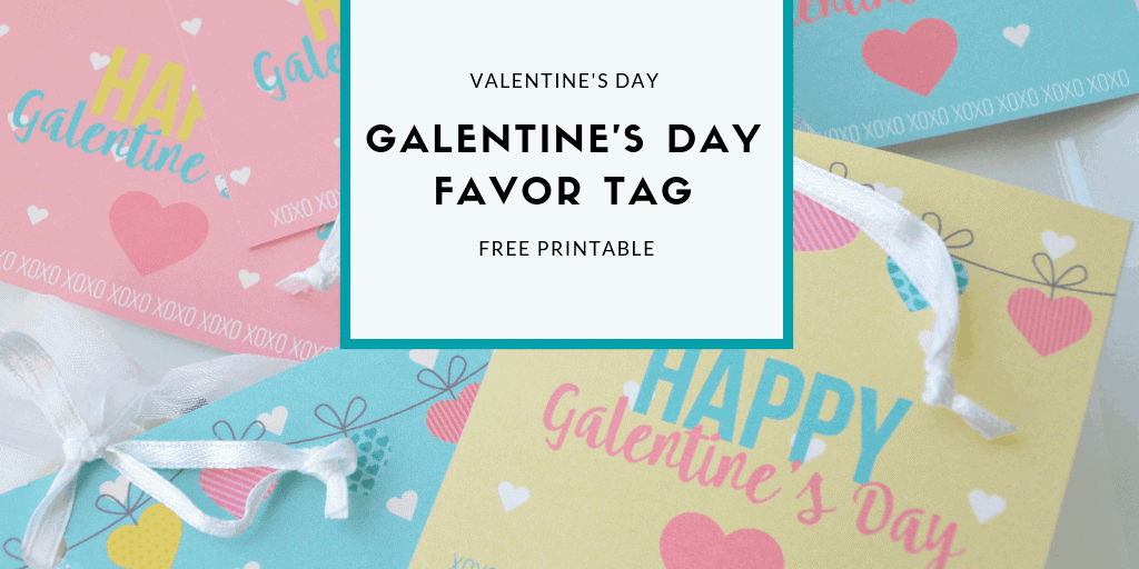 Galentine's Day: Free Printable Tags - Elva M Design Studio