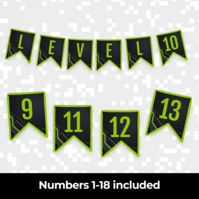 Gamer Party 'Level #' Banner