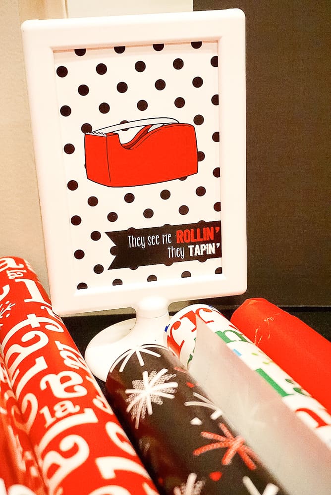 Host a Christmas Gift Wrap Party