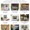 Girls gone glamping printable set available on Etsy in the Elva M Design Shop