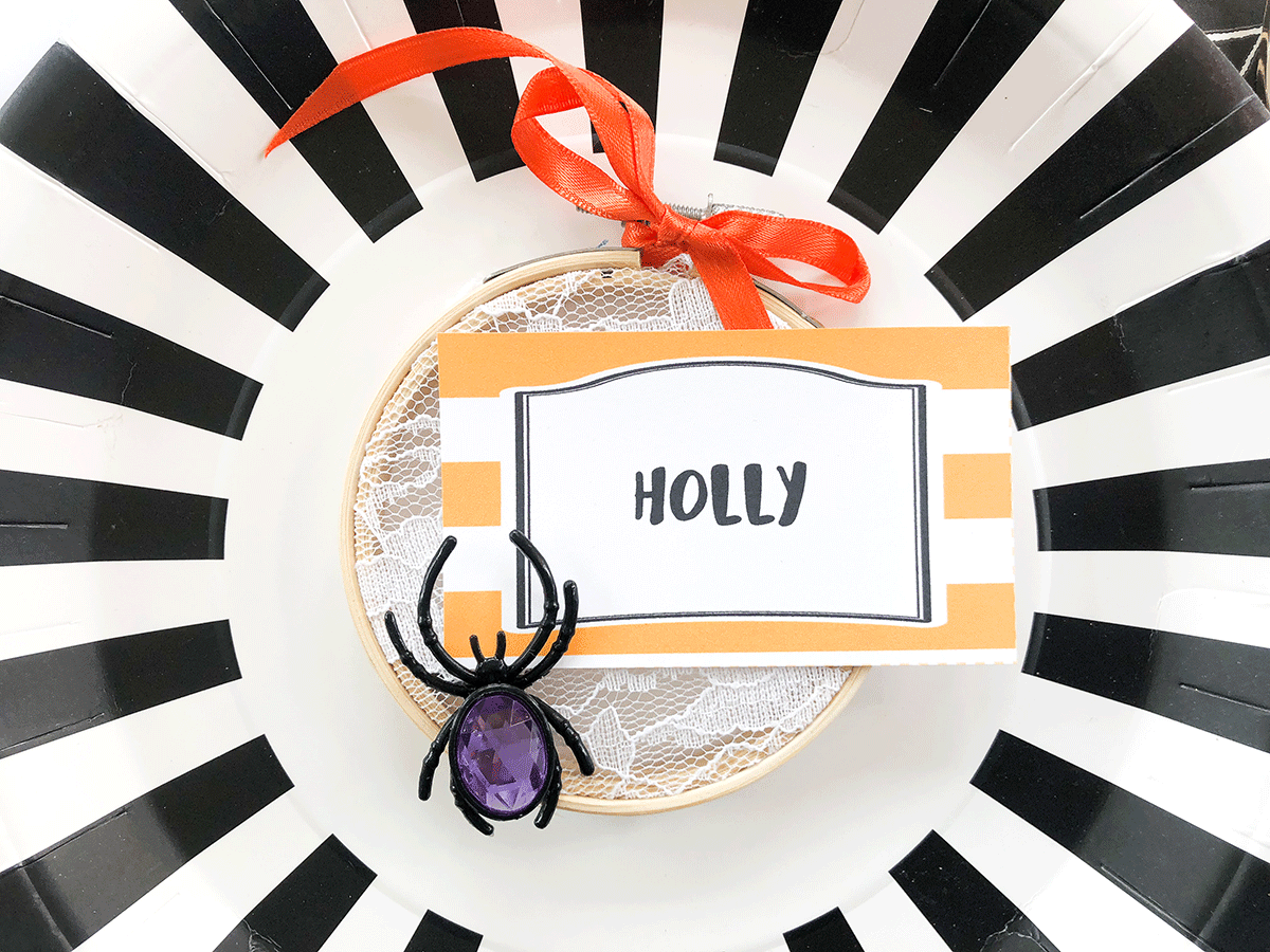 Spider Place Card