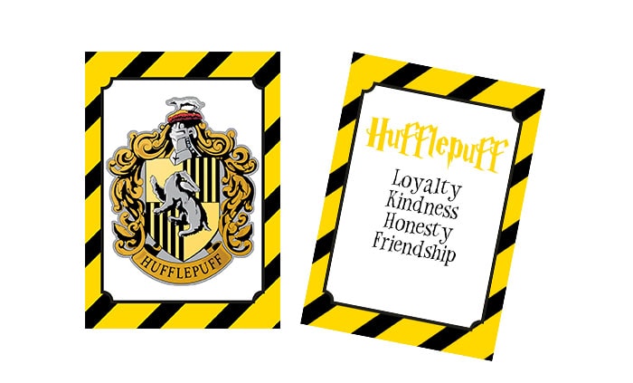 Free Hufflepuff House Badge