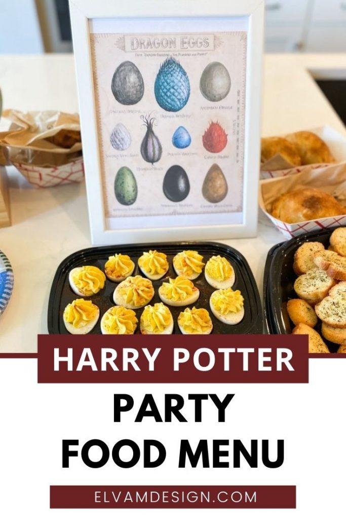 Harry Potter Party Food Menu - Elva M Design Studio