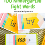 Free Sight Words Printable Index Cards