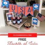 4th of July happy hour printables