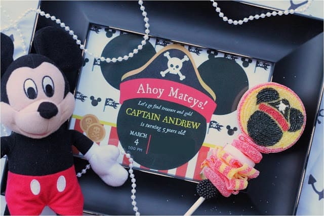 Mickey Mouse Pirate Party styled by AK Party Studio with Printables from Elva M Design Studio
