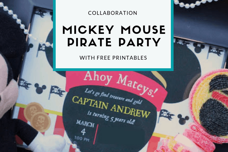 Mickey Mouse Pirate Party Printables Free Mickey Mouse Pirate Party Printables from Elva M Design Studio
