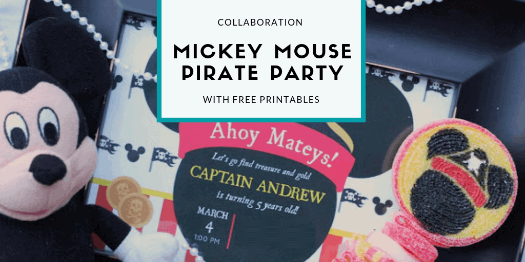 Mickey Mouse Pirate Party Printables