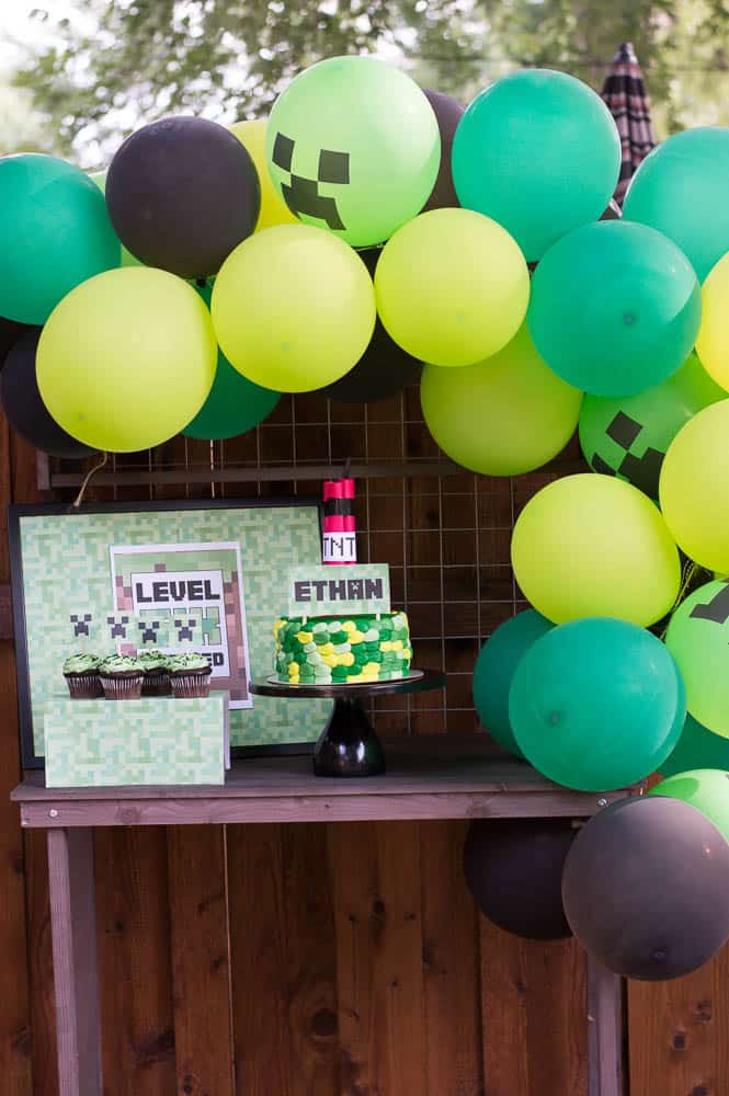 Minecraft dessert table