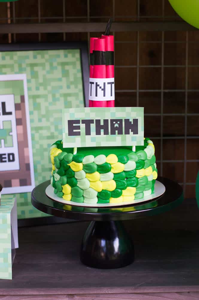 Minecraft Birthday Party With Free Printables Elva M Design Studio