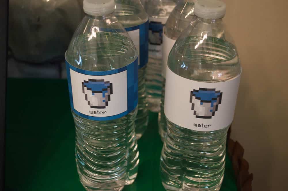 Minecraft Water Label