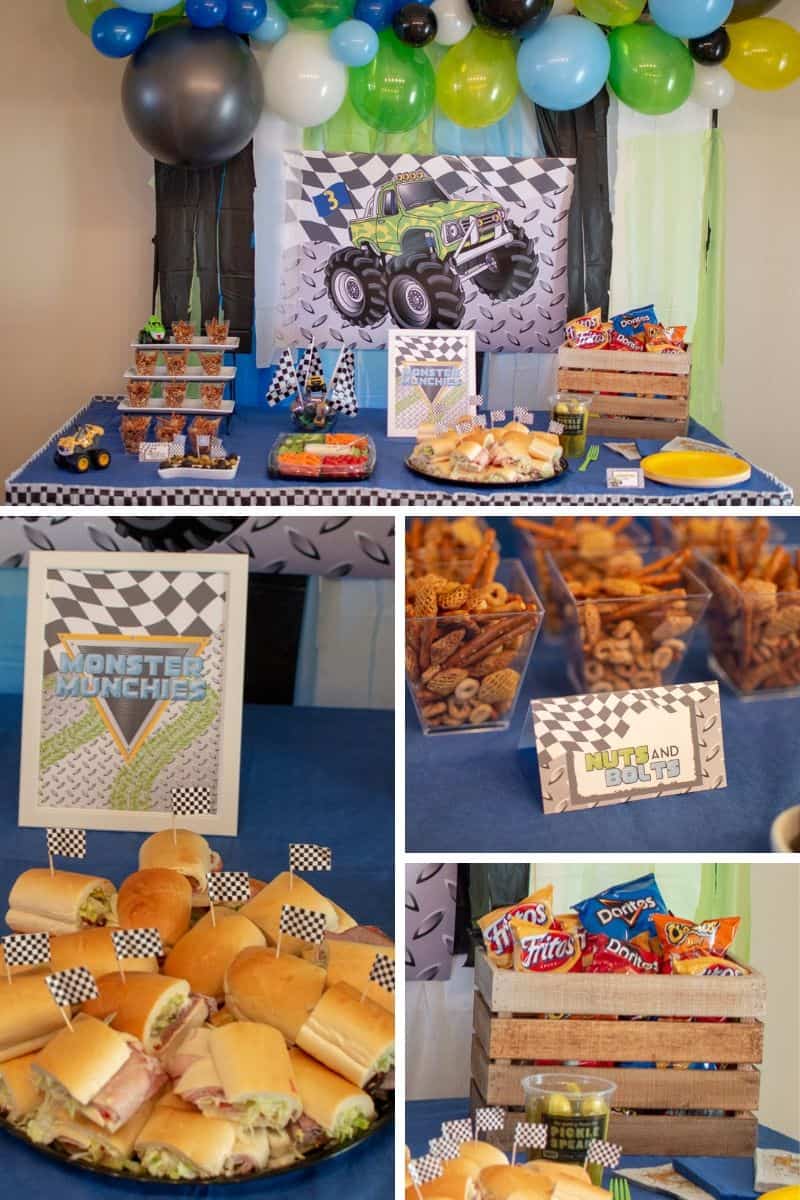 Monster Truck Monster Jam Birthday Party Elva M Design Studio
