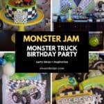 Monster Truck Monster Jam Birthday Party from Elva M Design Studio