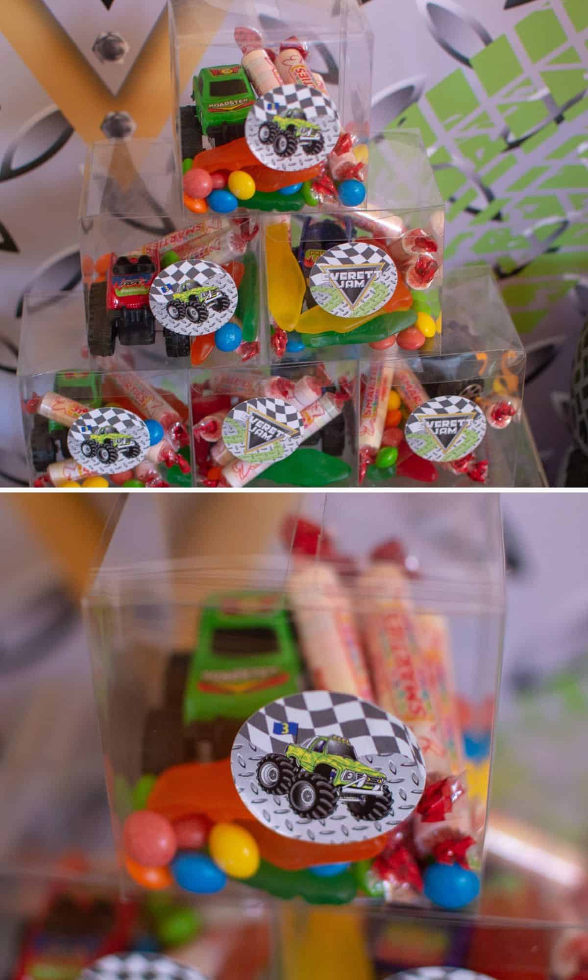 Monster Truck Party Favors