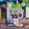 Monster Truck Party Food Table styled by Elva M Design Studio