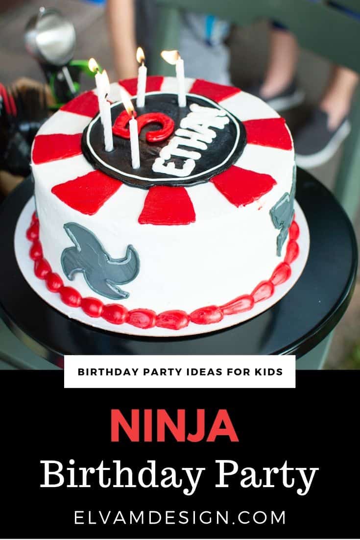 Ninja Birthday Party Say “Hiya” to Five Elva M Design Studio