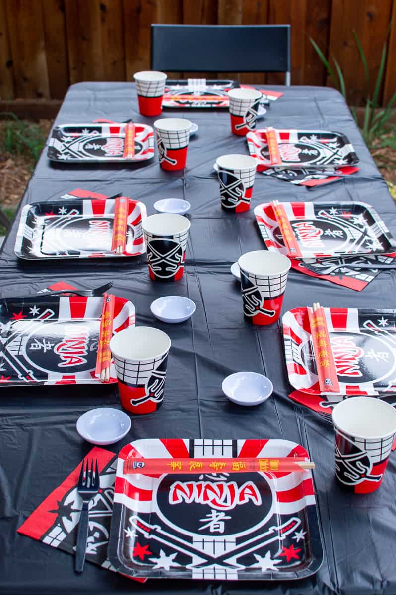 Ninja Birthday Party: Say Hiya to Five - Elva M Design Studio