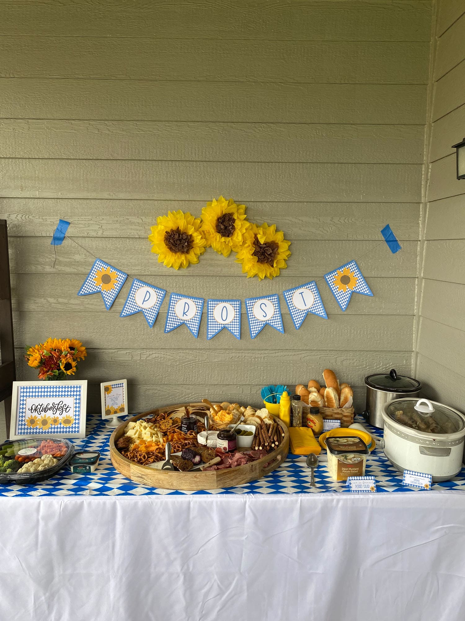 Fall Sunflower Oktoberfest Party - Elva M Design Studio