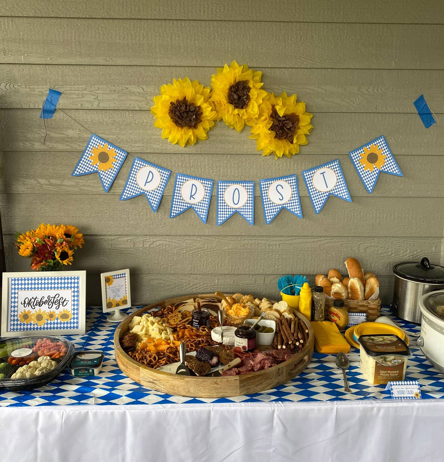 Fall Sunflower Oktoberfest Party - Elva M Design Studio