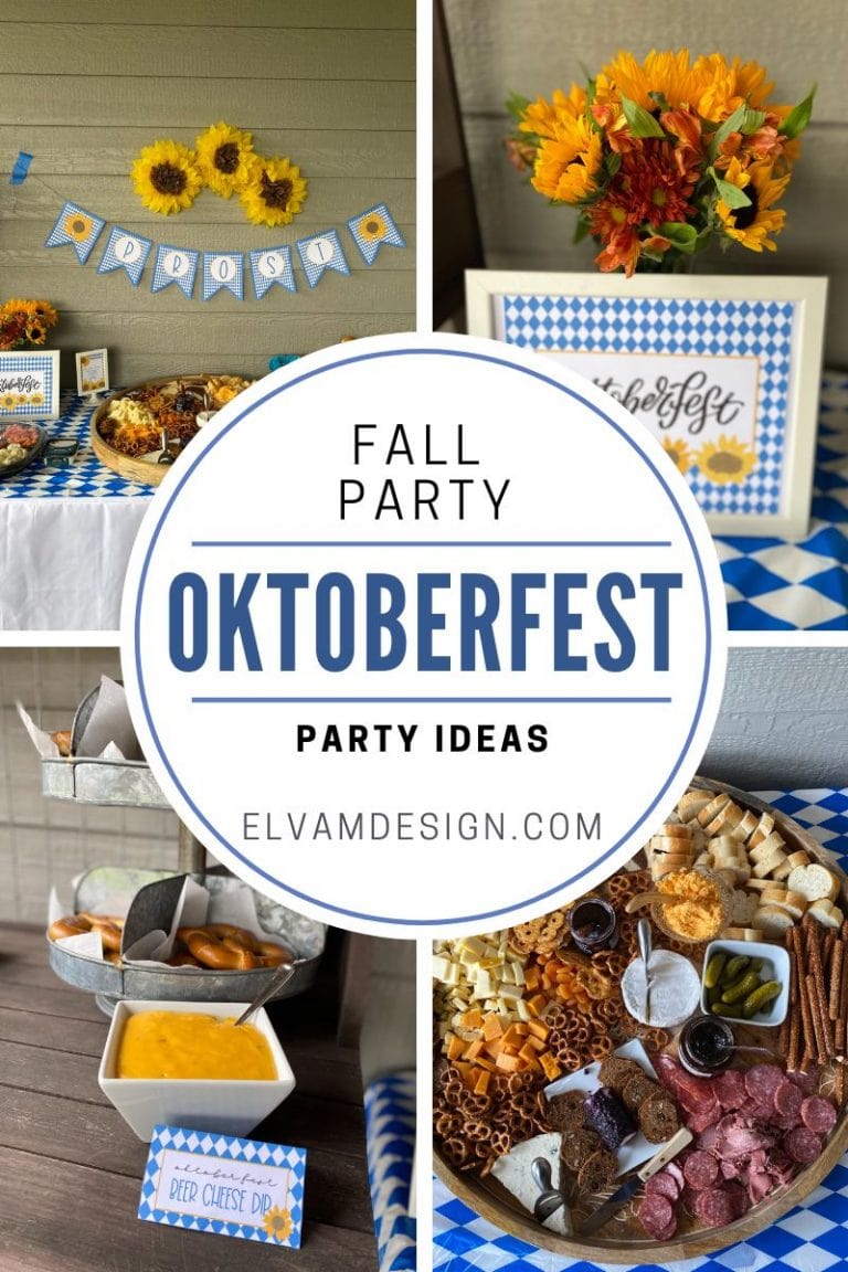 Fall Sunflower Oktoberfest Party - Elva M Design Studio