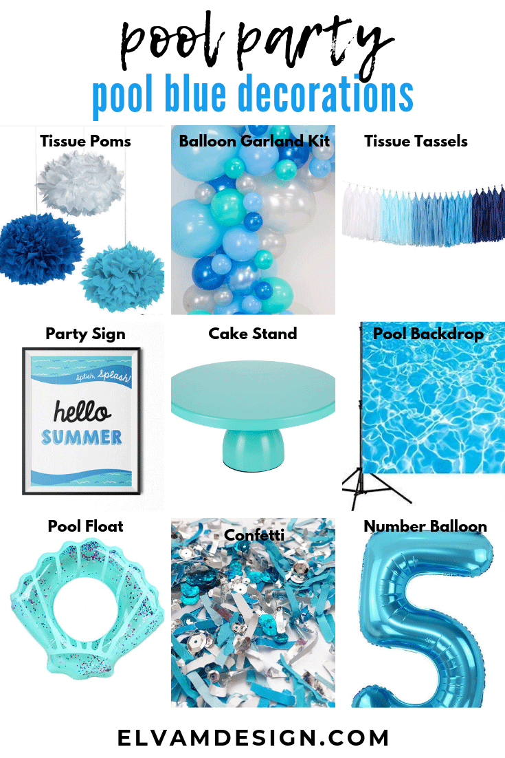 Pool Party Decoration Ideas