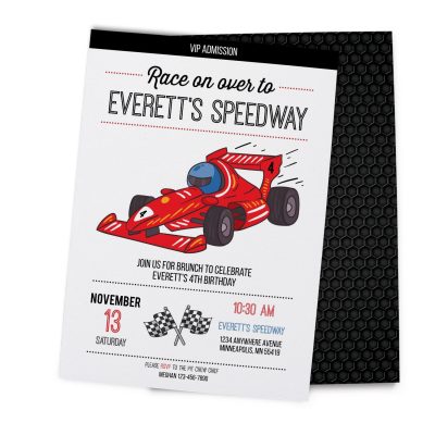 Race Car Invite