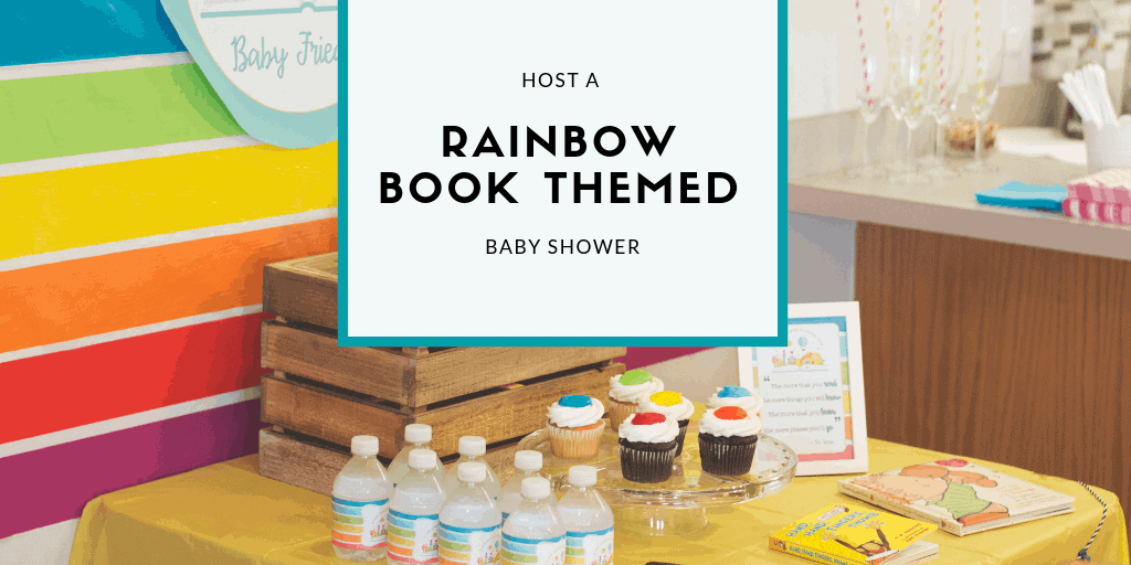 Rainbow Book Themed Baby Shower