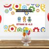 Robot Party Backdrop - Image 3