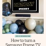 No banner, no poster, no extra storage bin. Here's the exact art size, the setup steps, real pricing on alternatives, and how to do this on almost any smart TV if you don't have a Frame TV.