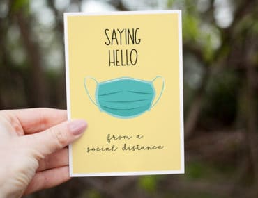 Free Social Distancing Greeting Cards