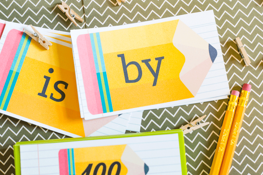 100 Kindergarten Sight Words Free Printable - Elva M Design Studio