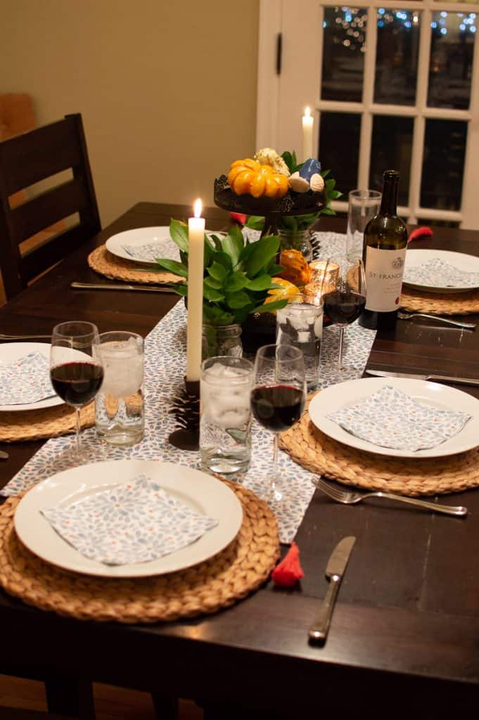 Set a Simple Fall Tablescape - Elva M Design Studio