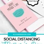 social distancing mother's day card