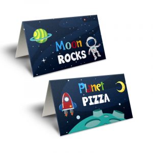 space tent cards