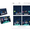 Space Birthday Tent Cards - Image 2