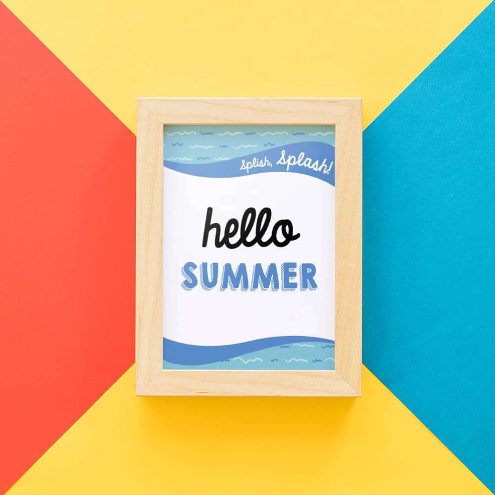 Free Hello Summer Printable from Elva M Design Studio