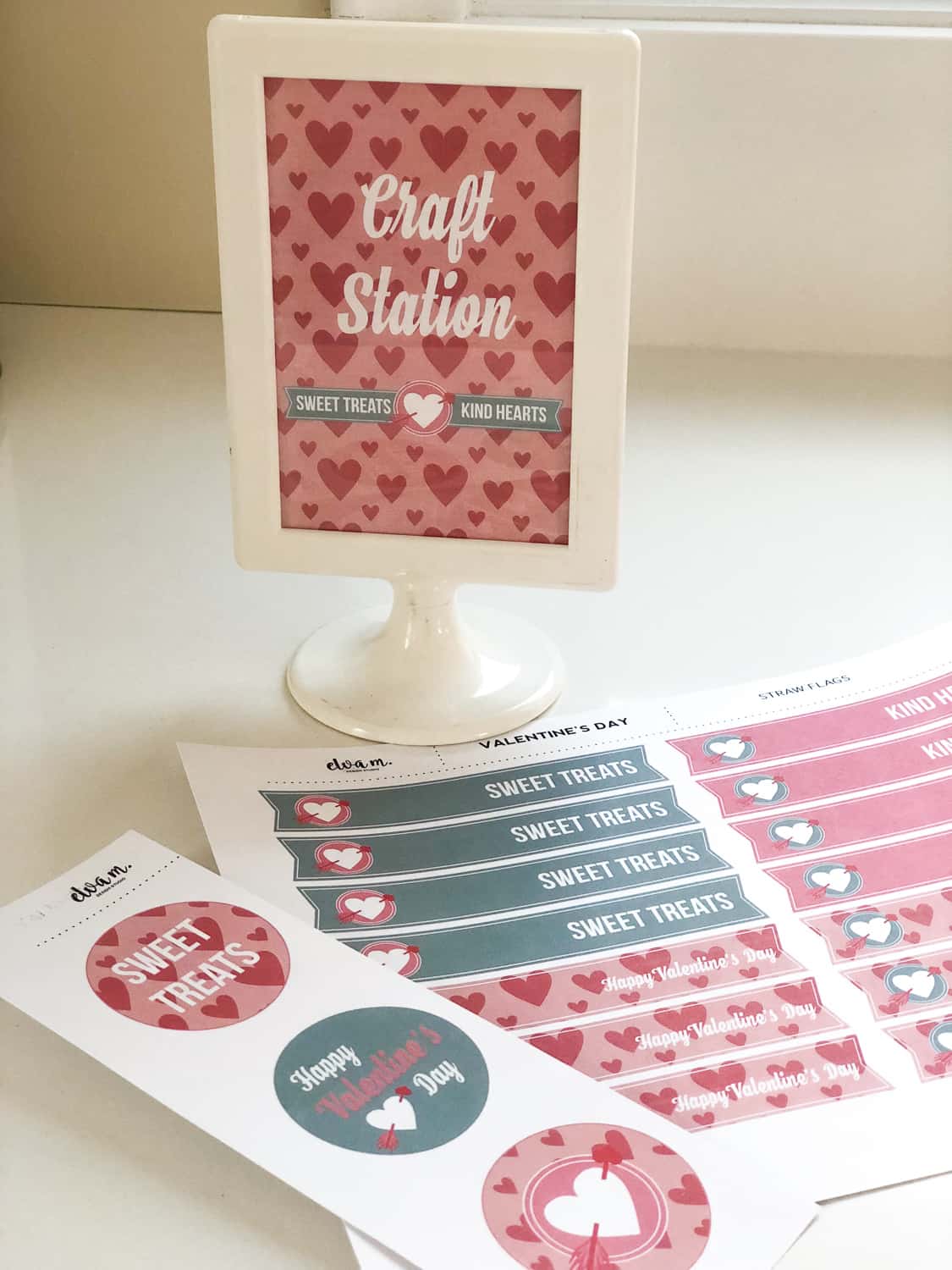 Valentine's Day play date free printables 