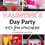 "Love" Valentine's Day Party with Free Printable - Elva M Design Studio